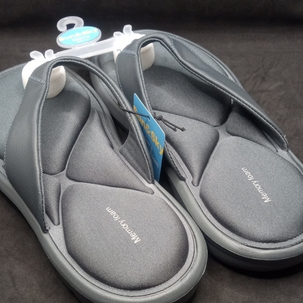 Sun & Sky Men's Memory Foam Sandals - Picture 4 of 12